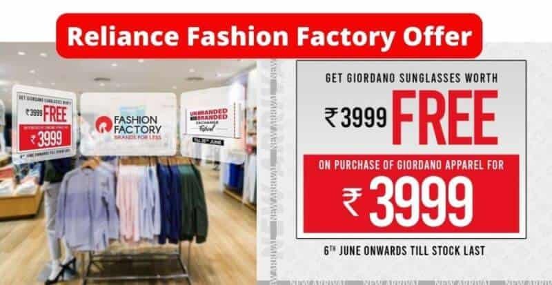Reliance-Fashion-Factory-Giordano-Sungalsses-Offer