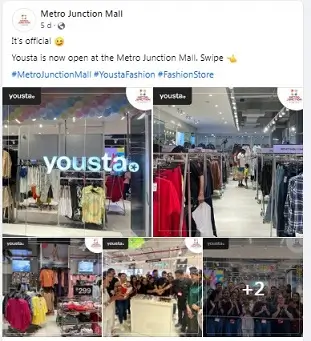 Yousta Mumbai Launch Facebook Screenshot